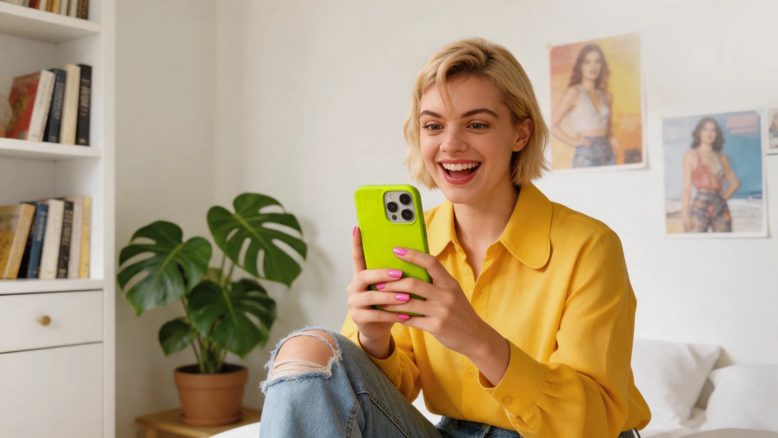 A creator filming with her phone — meet the ViralMojo team