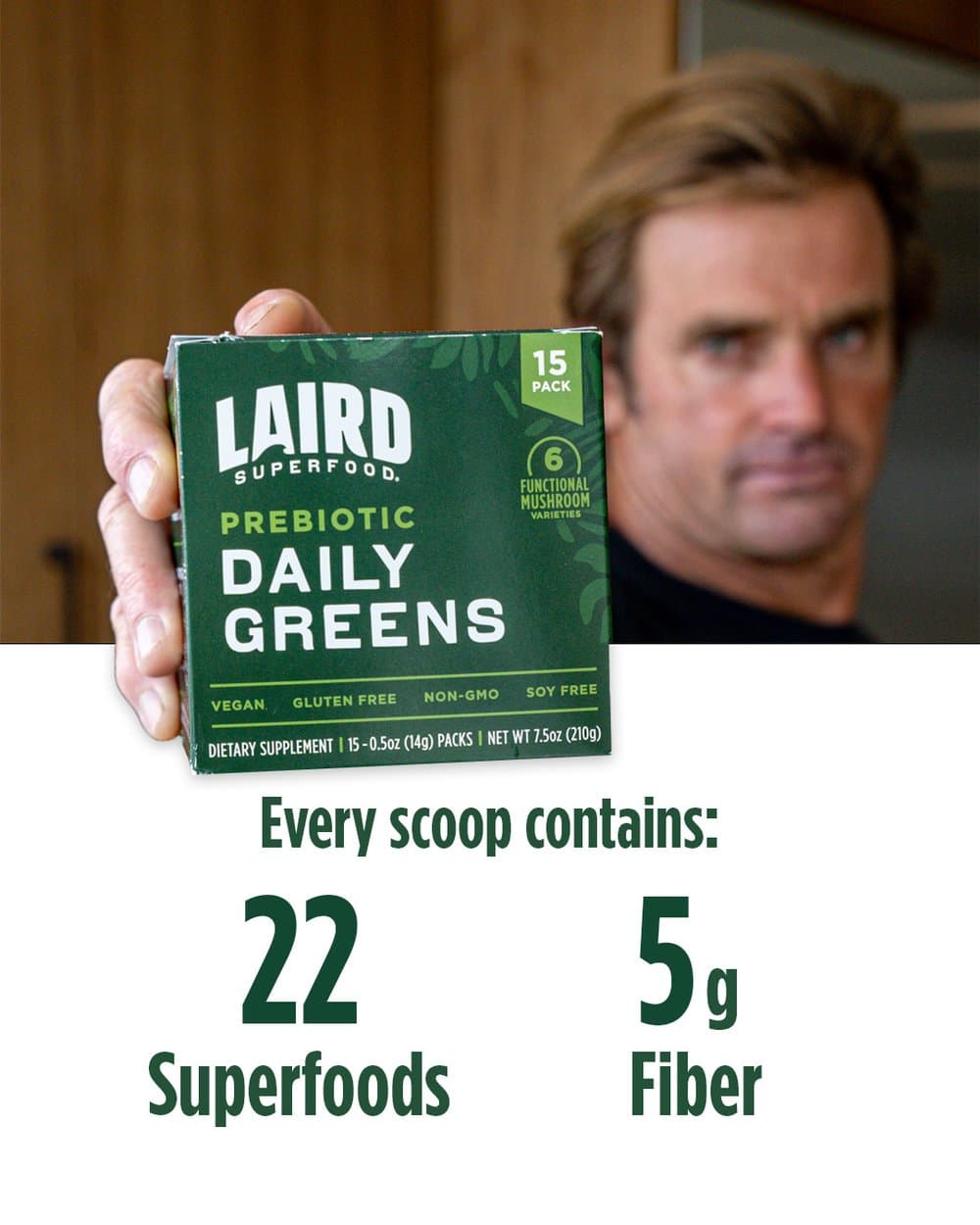 Laird Superfood ad creative